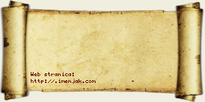 Poleksija Raković vizit kartica